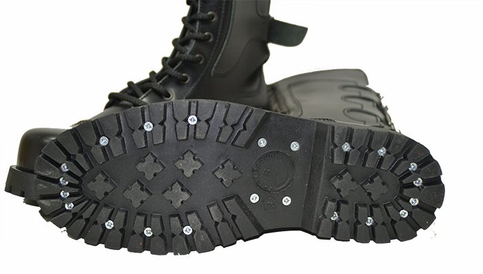 ” 4 BACK PLAIN BUCKLES” BOOT, WITH EYELETS AND HOOKS